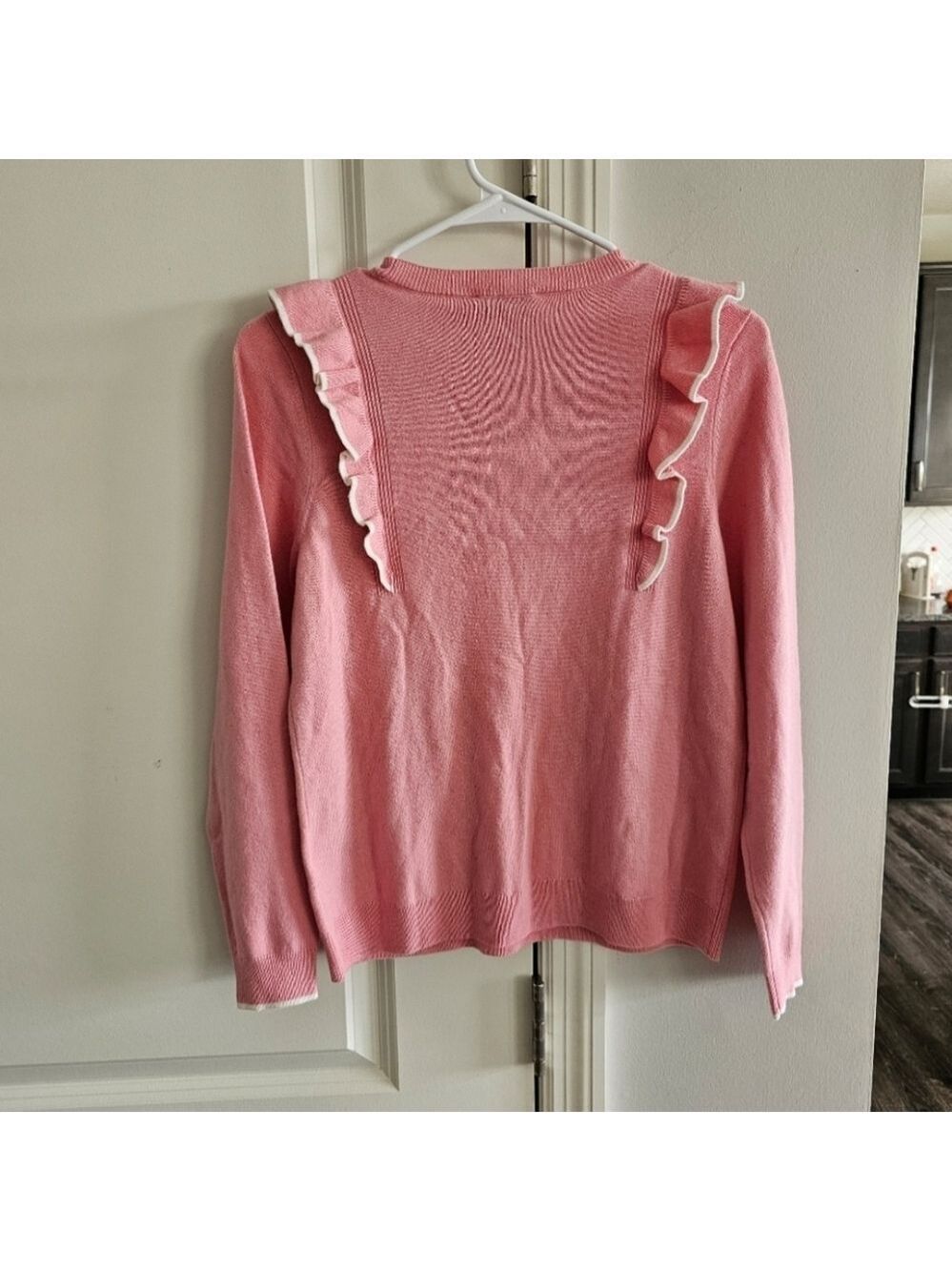 Vineyard Vines Ruffled Crew Sweater - Picture 3 of 7